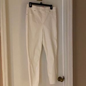 SPANX Distressed Denim Leggings